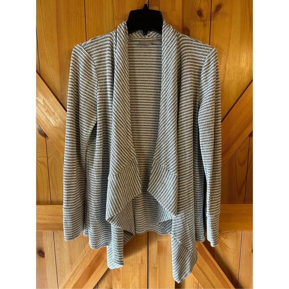 Chico's Zenergy Cozy Striped Cardigan Women's Size 8/10 Medium (4935) - Picture 1 of 5